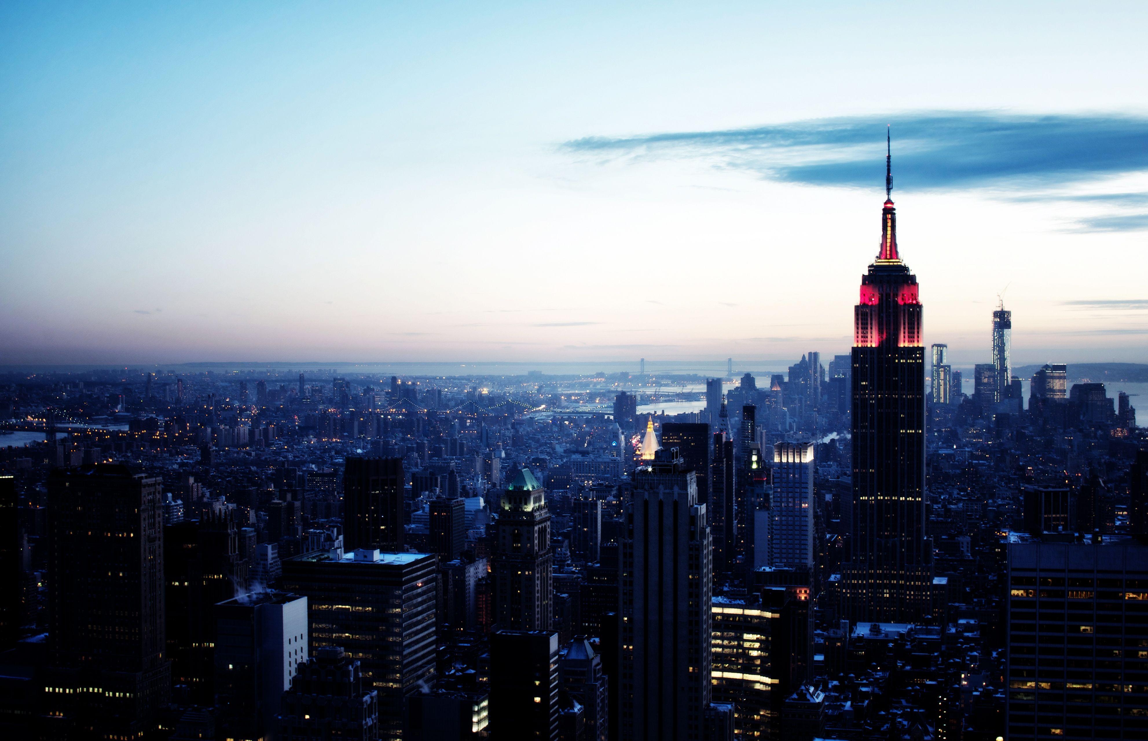 Empire State Building, New York, 4K, Reisen, Skyscraper, 3970x2560 4K Desktop