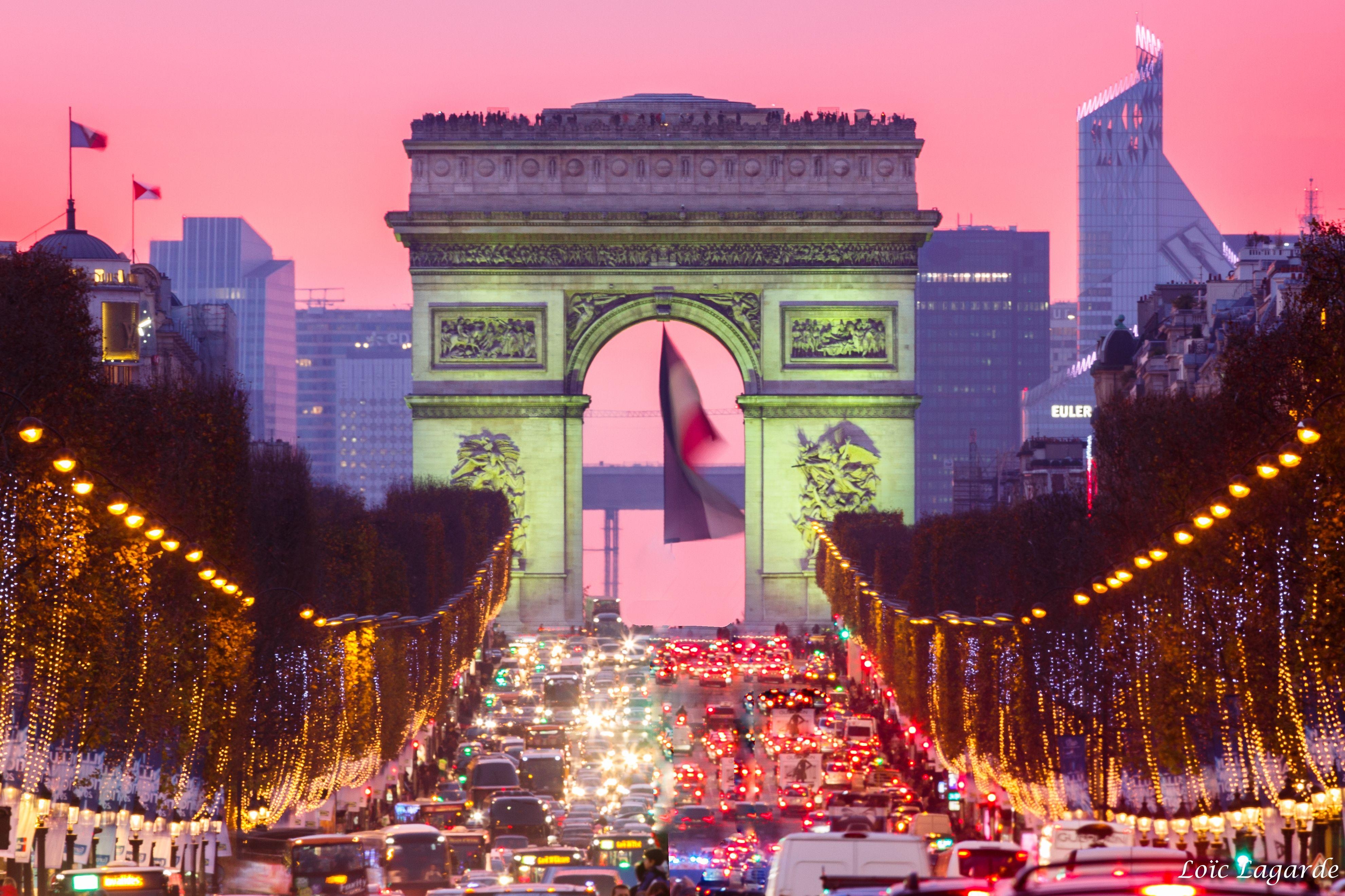 Arc de Triomphe, HD, Paris, Frankreich, Architektur, 3970x2650 4K Desktop