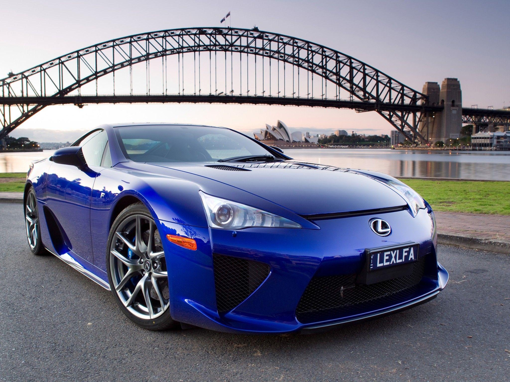 Blaues Lexus LFA, Autotuning, Luxusfahrzeug, Hochglanz, Technologie, 2050x1540 HD Desktop