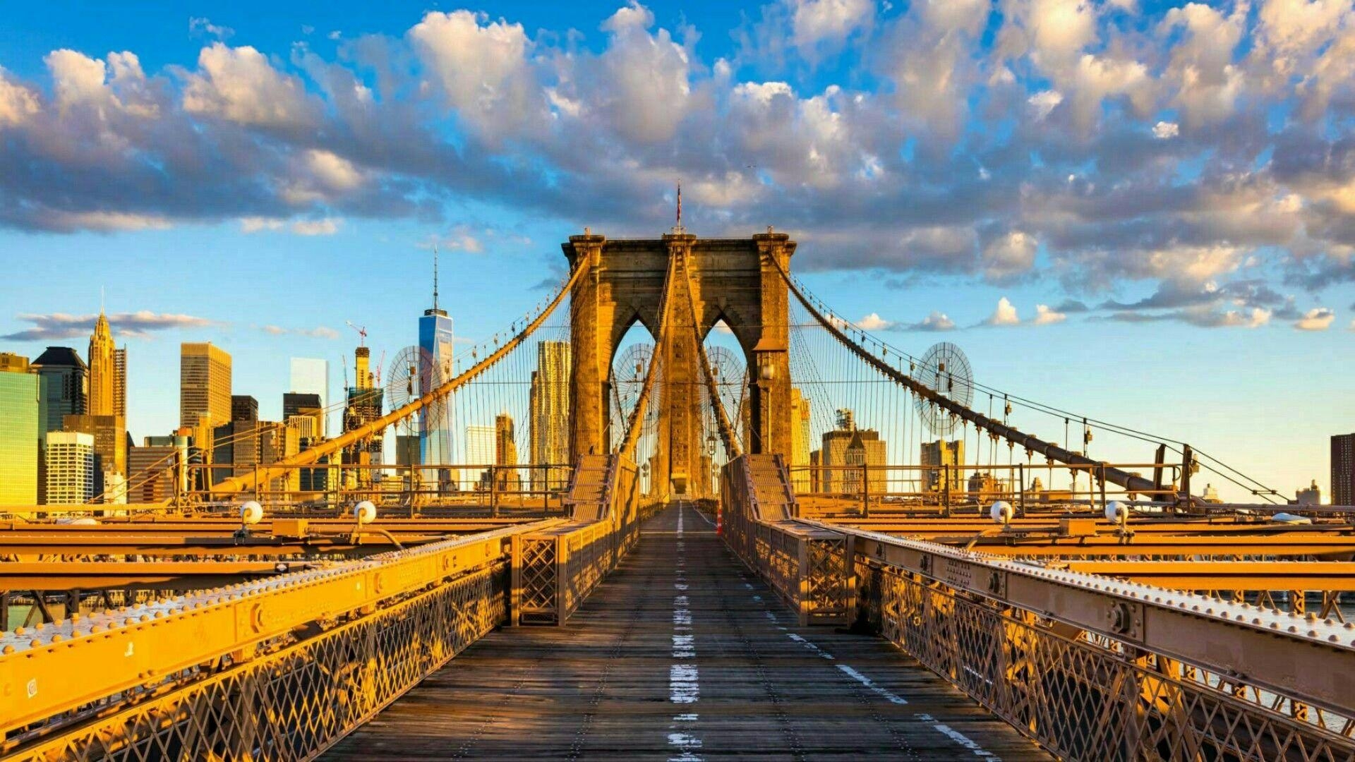 Brooklyn Bridge, Wallpaper Studio, New York, Brücke, Fotografie, 1920x1080 Full HD Desktop