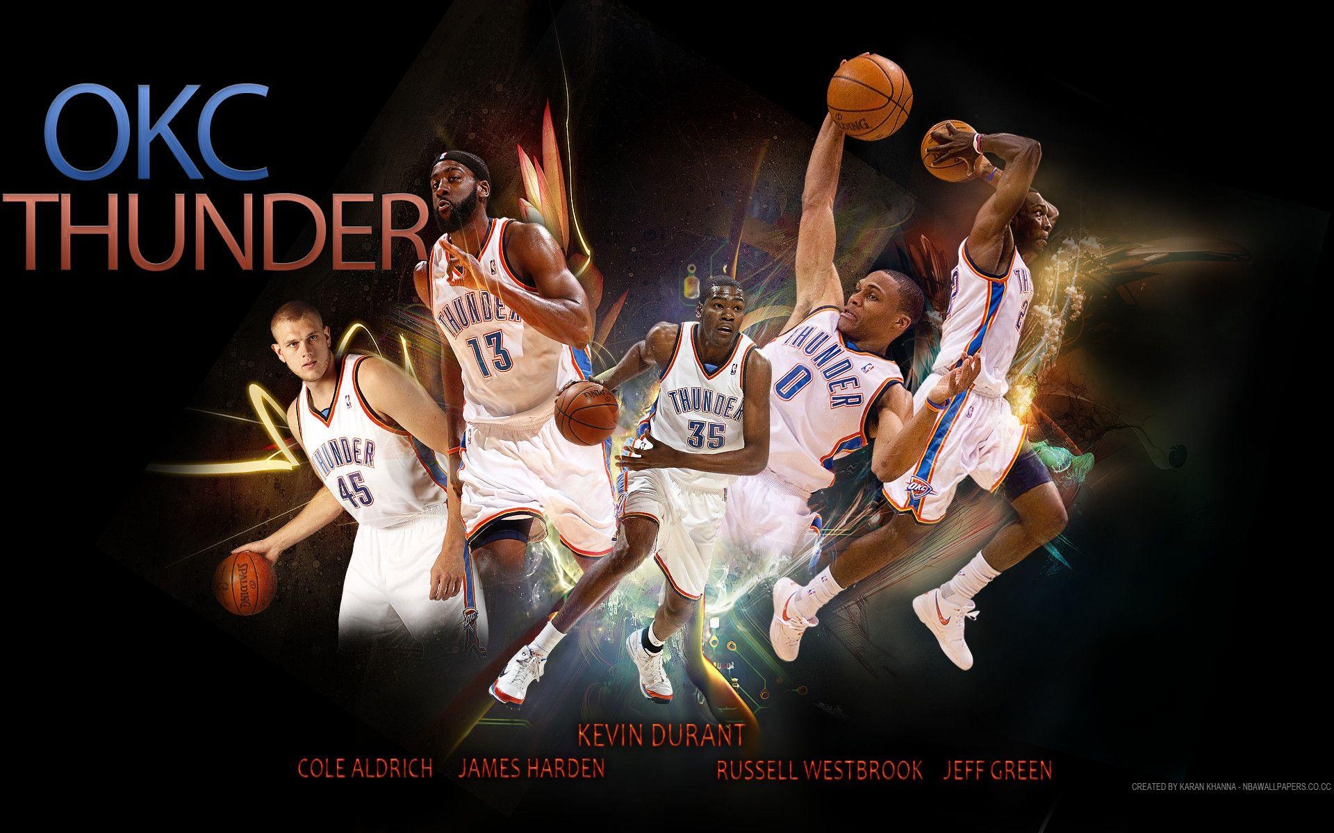 Oklahoma City Thunder, HD, Sport, Basketball, Dynamik, 1920x1200 HD Desktop