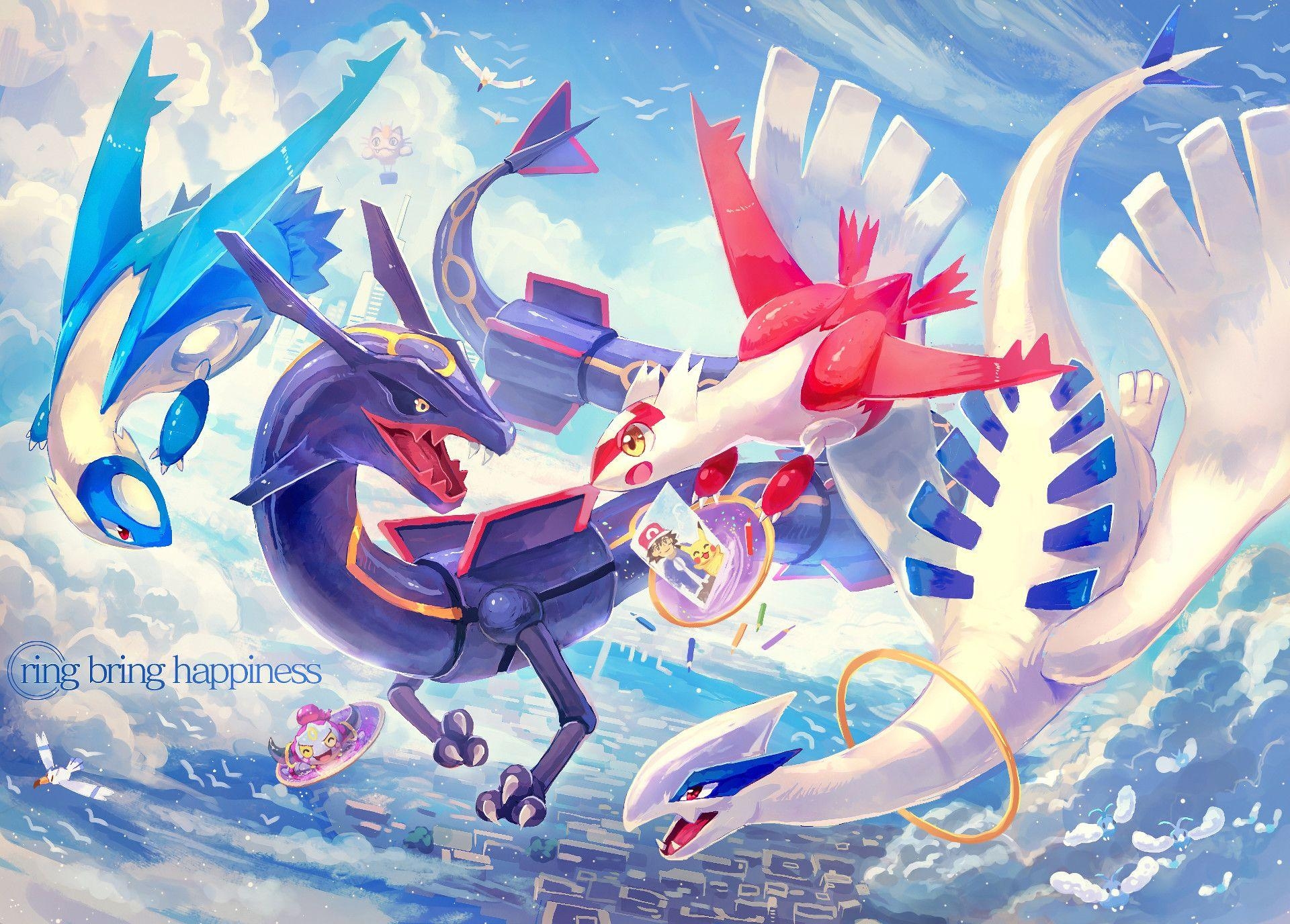 Pokémon, Latios, Latias, Anime, Hintergrund, 1920x1380 HD Desktop