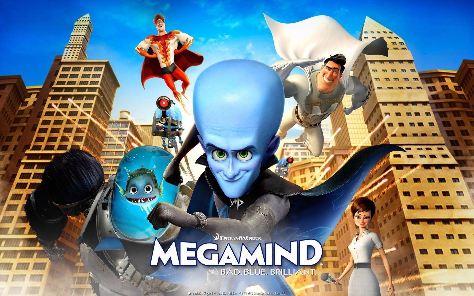 Megamind, HD, DreamWorks, Cartoon, Hintergrund, 1920x1200 HD Desktop