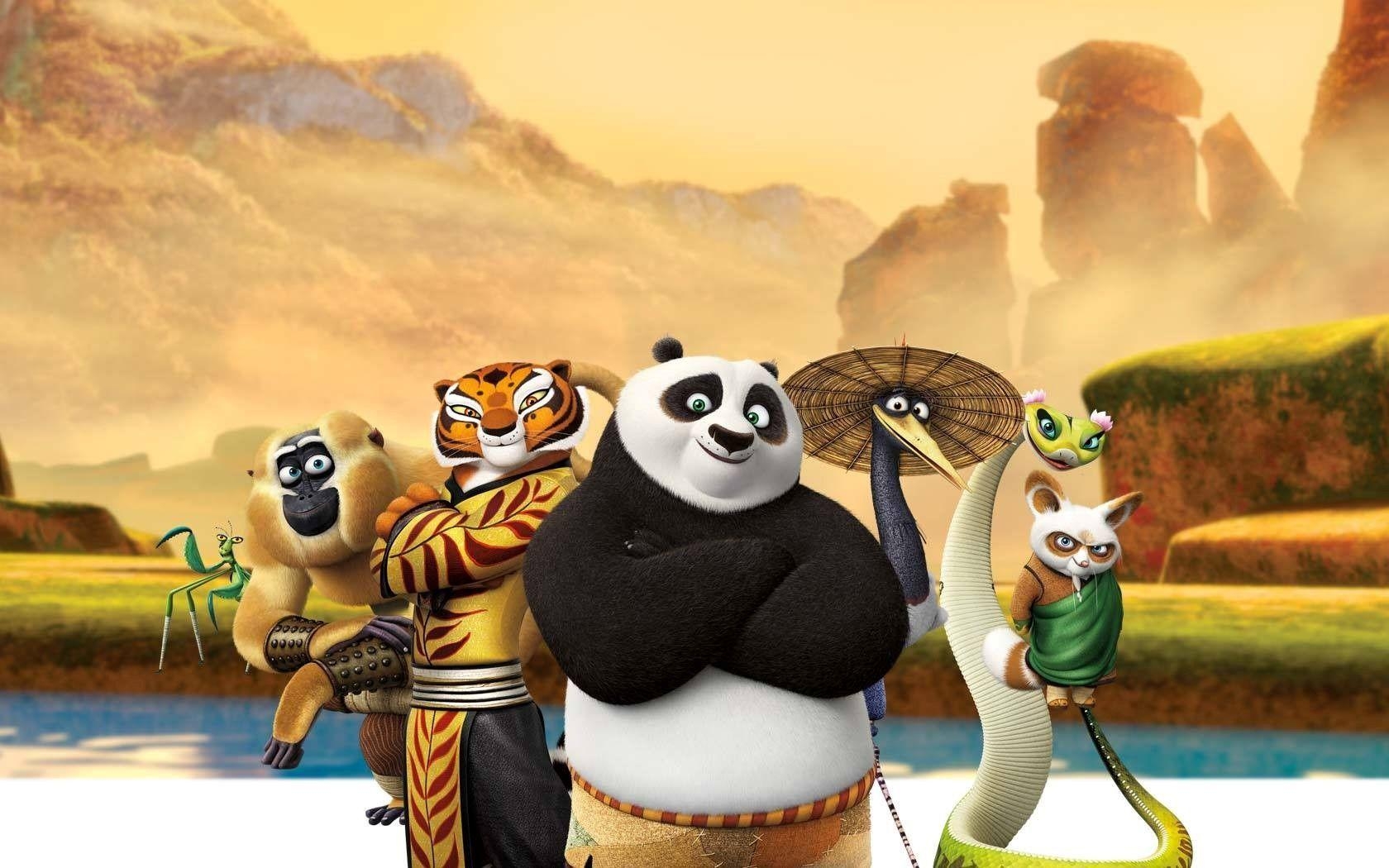 Kung Fu Panda, 1, 2, HD, Film, 1680x1050 HD Desktop