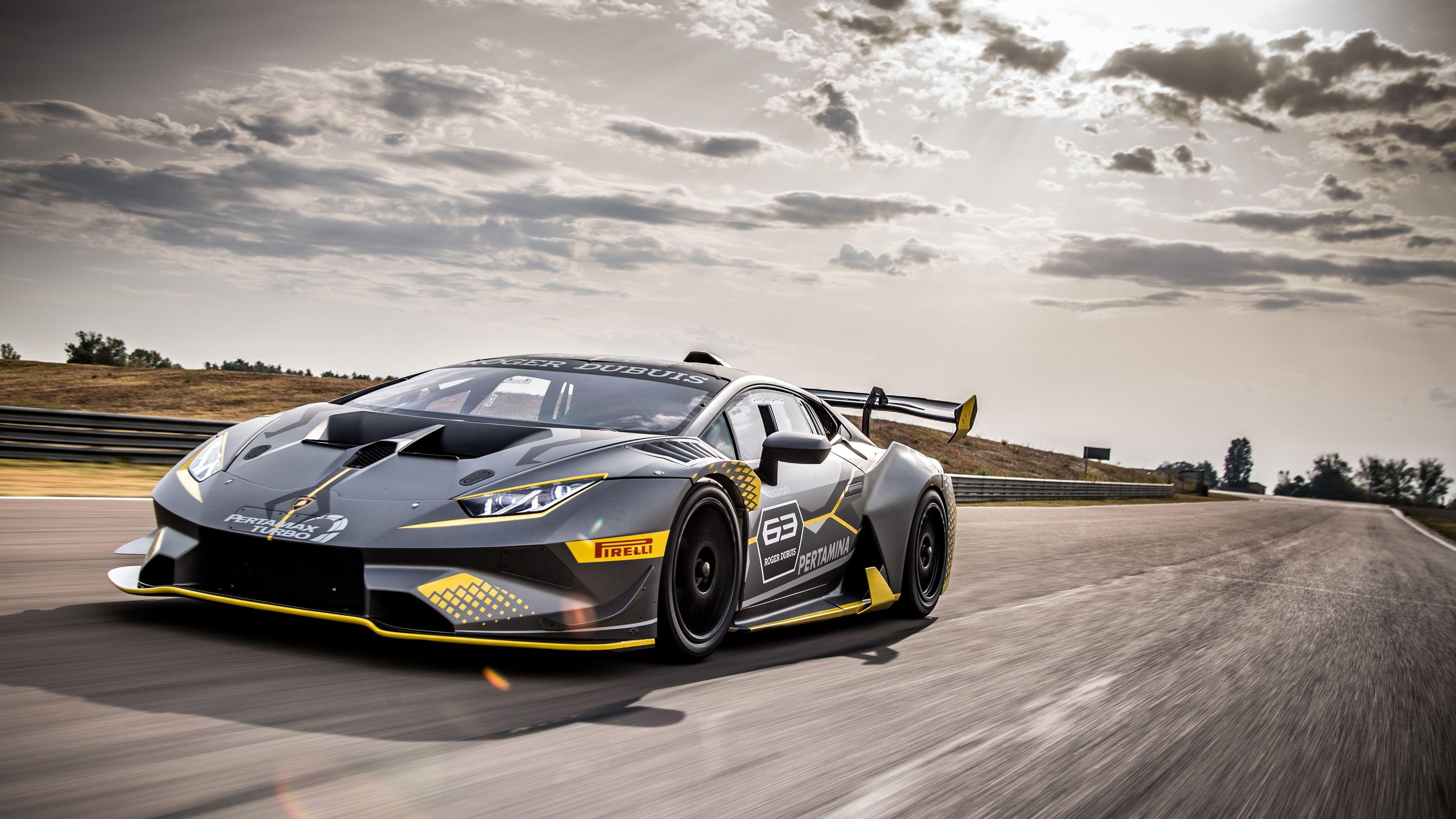 Lamborghini Huracan, Super Trofeo, 4K, Autos, HD, 4100x2310 4K Desktop