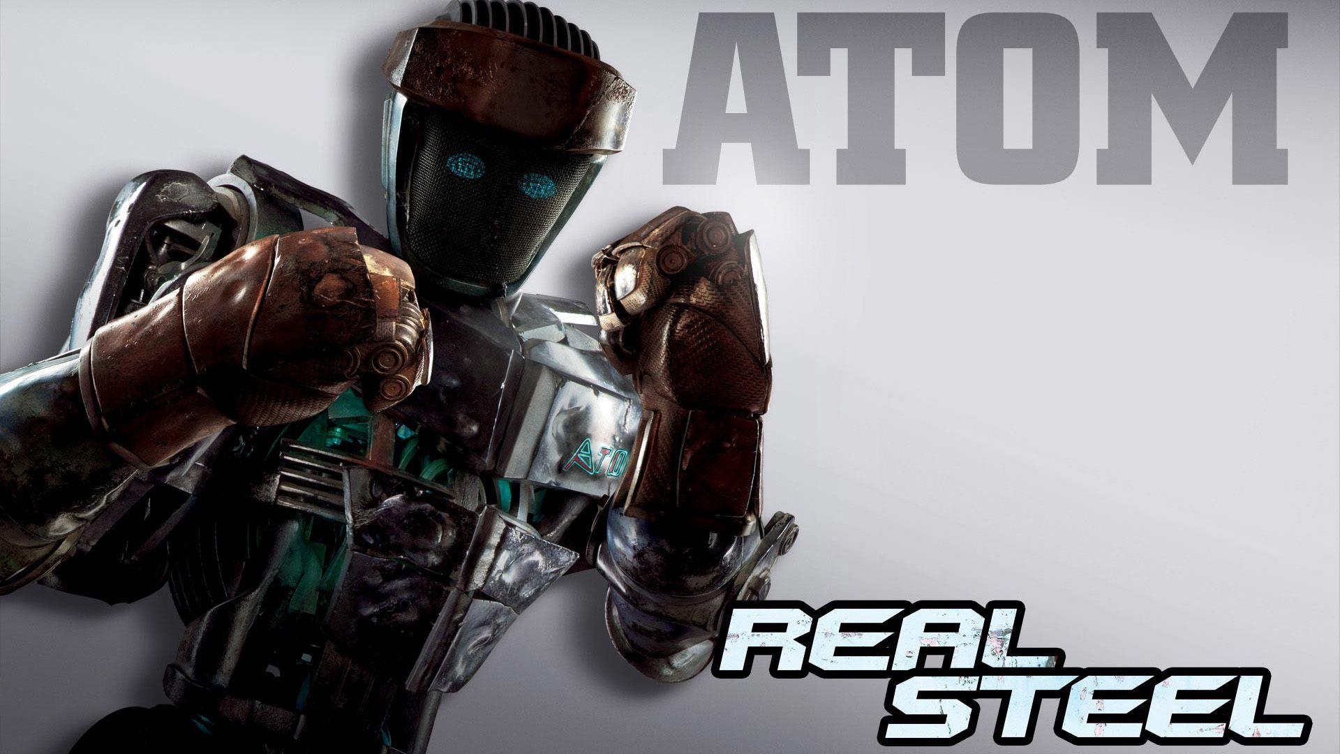 Real Steel, Atom, Roboter, Hintergrund, Boxen, 1920x1080 Full HD Desktop