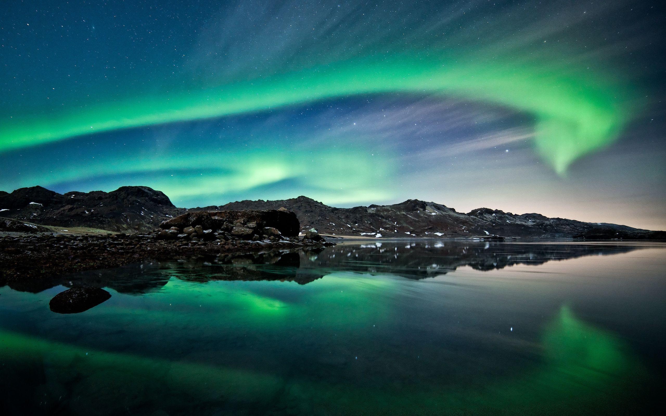 Nordlichter, Aurora Borealis, HD, Bild, Leuchten, 2560x1600 HD Desktop