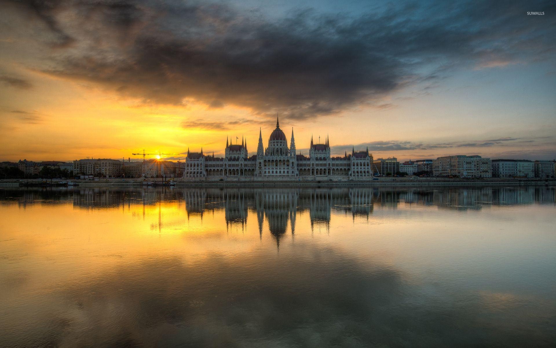 Ungarisches Parlament, Architektur, Budapest, 4K, Sehenswürdigkeit, 1920x1200 HD Desktop