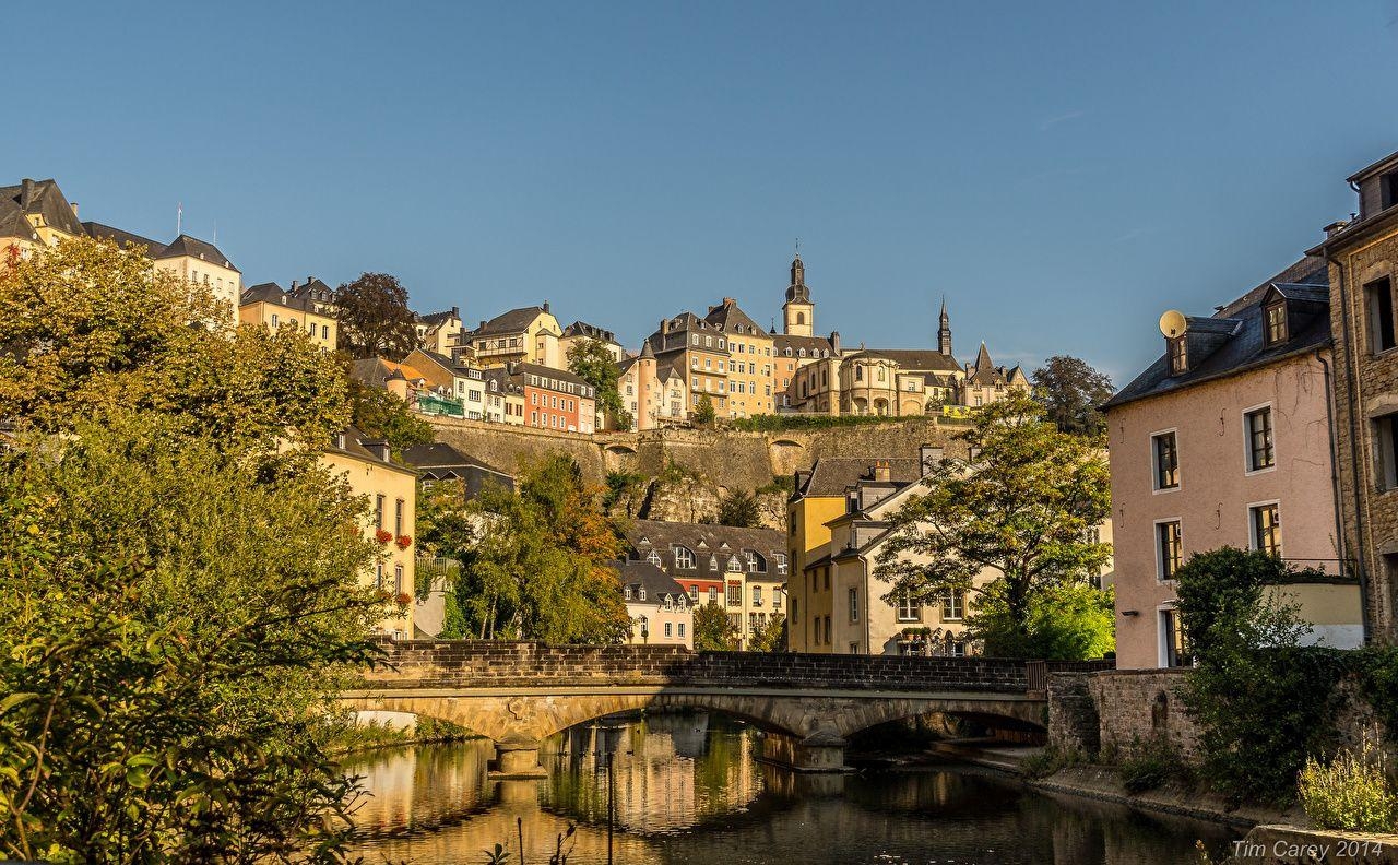 Luxemburg, Grund, Brücken, Flüsse, Städte, 1280x800 HD Desktop