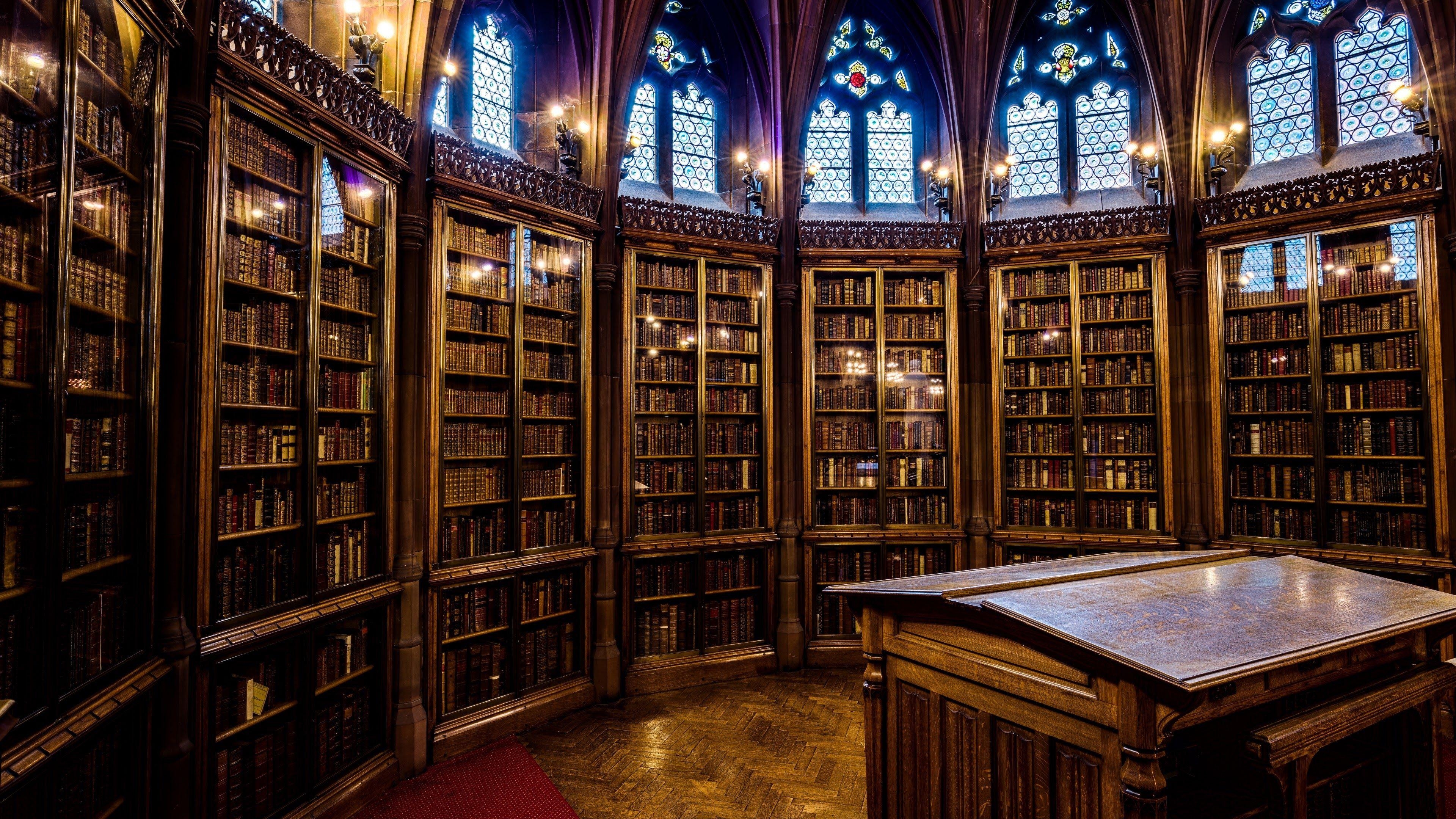 John Rylands, Bibliothek, 4K, Architektur, Geschichte, 3840x2160 4K Desktop